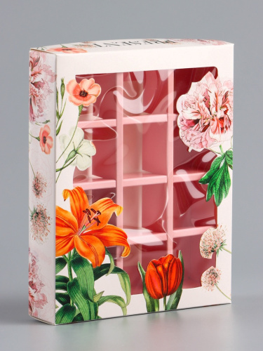 Коробка складная для 12 конфет «Праздничное настроение», 19×15×3.6 см фото 3 Коробка складная для 12 конфет «Праздничное настроение», 19×15×3.6 см фото 3