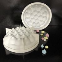 Форма Siliko Тирамису 180х55мм, белый силикон