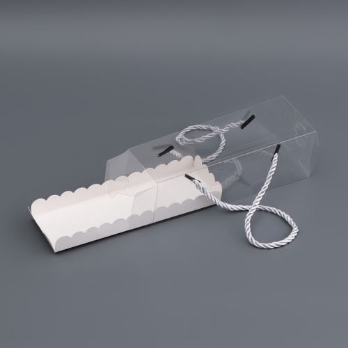 Коробка для рулета 18,5 х 6,5 х 6,5 см белая фото 2 Коробка для рулета 18,5 х 6,5 х 6,5 см белая фото 2