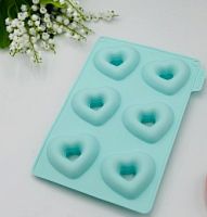 Форма для муссовых Сердце-контур 75*65мм 6в1, силикон