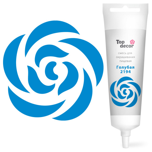 Краситель гелевый Top Decor Синий 100г Краситель гелевый Top Decor Синий 100г