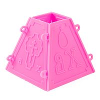 Форма для пасхи разъемная пластиковая №3 высота 10,5см