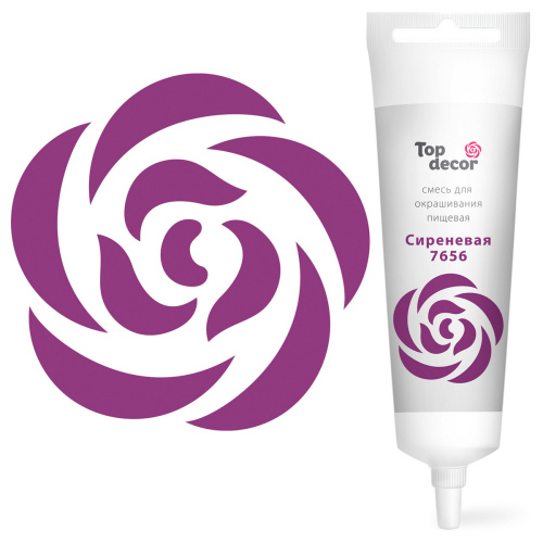 Краситель гелевый Top Decor Сиреневый 100г