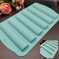 Форма для выпечки Французский эклер 15*3*1,5см 6в1, силикон