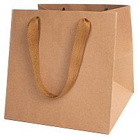 Пакет подарочный КУБ  30*30*30см, крафт — купить в нашем магазине для кондитеров в Москве