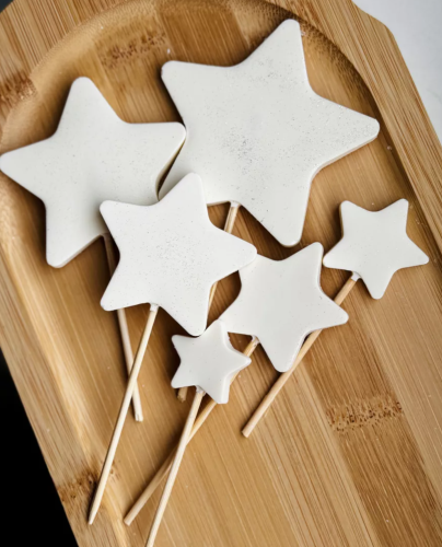 Набор на шпажке из глазури Звезды, 5 шт