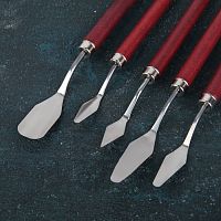 Мастихин набор №1-5 нержавеющая сталь/дерево