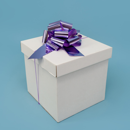 Бант Шар, Лаванда, Металлик, 21см фото 2