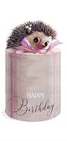 Конверт для денег Happy Birthday (ежик и подарки)