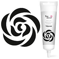 Краситель гелевый Top Decor Черный 100г