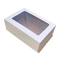 Коробка для торта 60x40x20 см с окном,