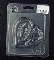 Форма для шоколада Сердце Love, пластик