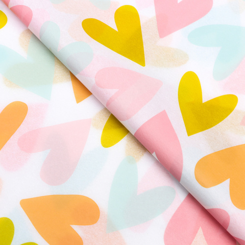 Бумага упаковочная тишью «С любовью», 50 см × 70 см, 10 листов фото 2