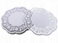 Салфетка бумажная ажурная D20см