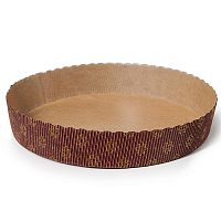 Форма бумажная Пирог 185*35мм, жиростойкая