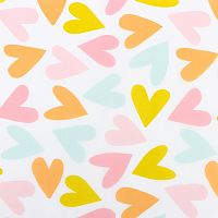 Бумага упаковочная тишью «С любовью», 50 см × 70 см, 10 листов