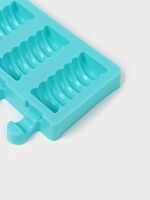 Форма для мороженого «Моника», силикон, 38×11×2 см, 8 ячеек (6,6×3,4 см), цвет МИКС