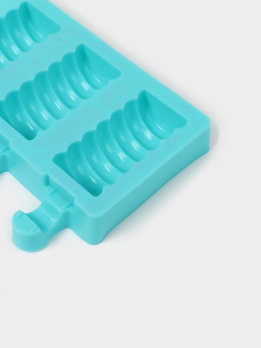 Форма для мороженого «Моника», силикон, 38×11×2 см, 8 ячеек (6,6×3,4 см), цвет МИКС Форма для мороженого «Моника», силикон, 38×11×2 см, 8 ячеек (6,6×3,4 см), цвет МИКС
