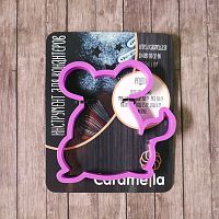 Вырубка для пряника Мышка с хвостиком, пластик, 11 см