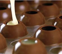Капсулы трюфельные из молочного шоколада 25 мм Callebaut, упаковка 21 шт