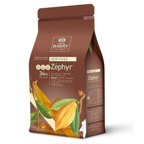 Шоколад белый 34% ZEPHYR, 1кг Шоколад белый 34% ZEPHYR, 1кг
